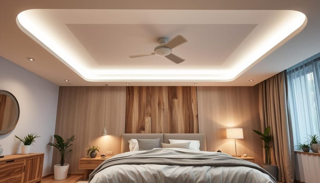 Energy-Efficient Bedroom Ceiling Lighting