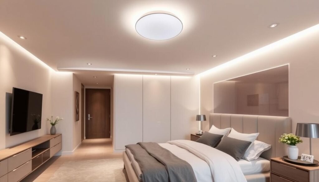 Flush Mount Ceiling Lights in Bedroom