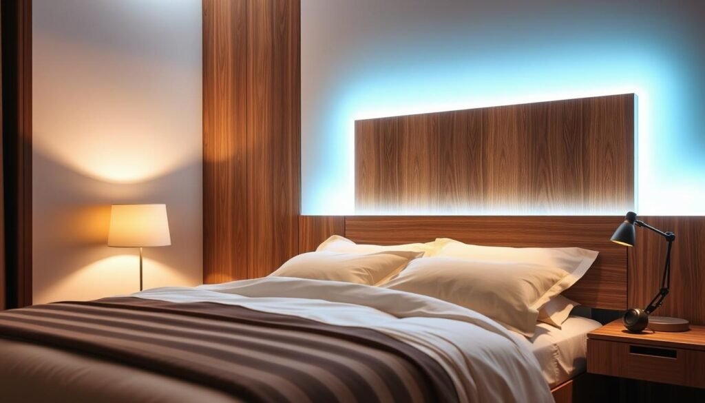 Innovative Headboard Lighting Design