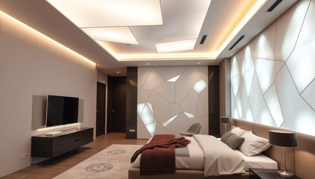 LED Panel Bedroom Lighting Design