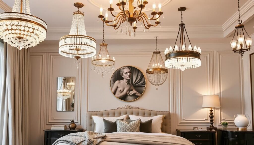 Luxury Bedroom Chandelier Styles