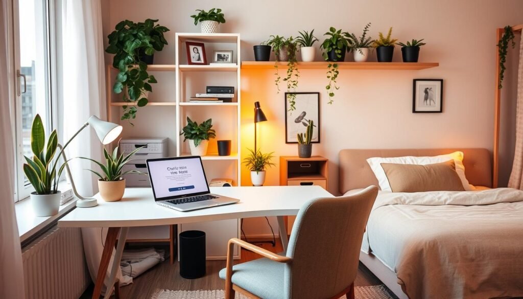 Productive Bedroom Workspace Design