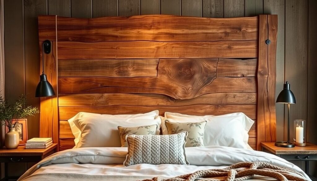 Rustic Wood Headboard Designs