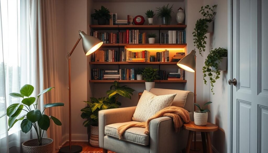 Small Bedroom Reading Nook Design