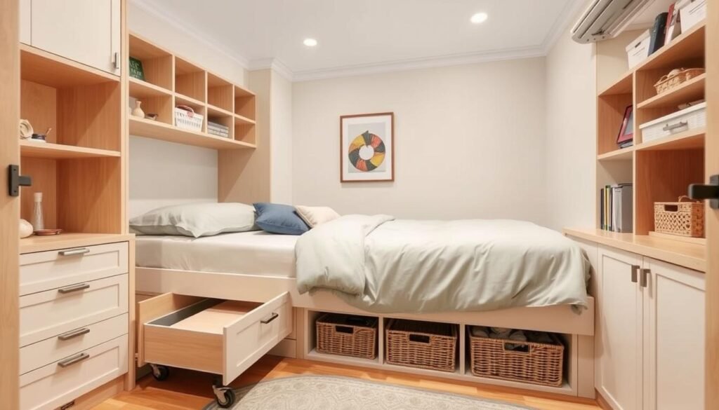 Space-Saving Bedroom Storage Solutions