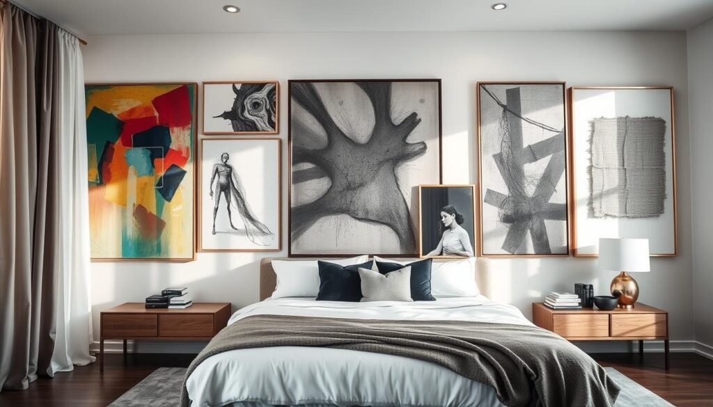 large bedroom wall art