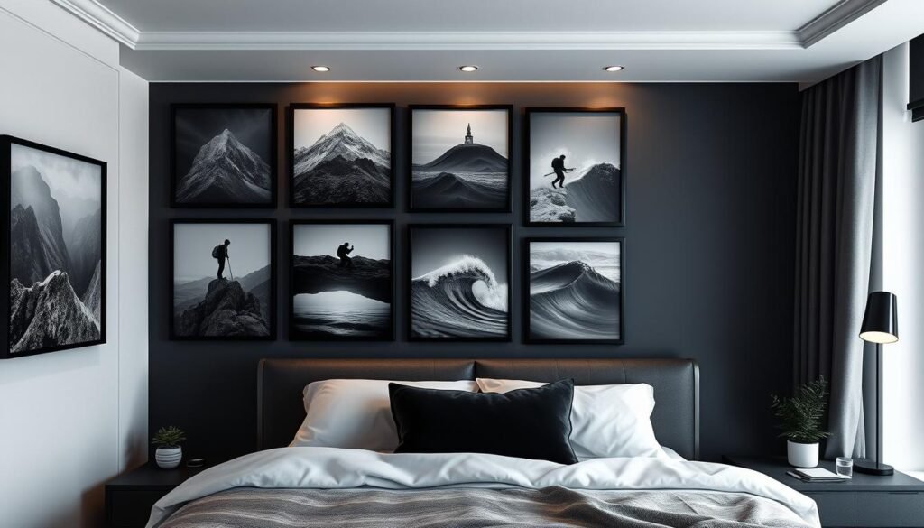 male bedroom wall art