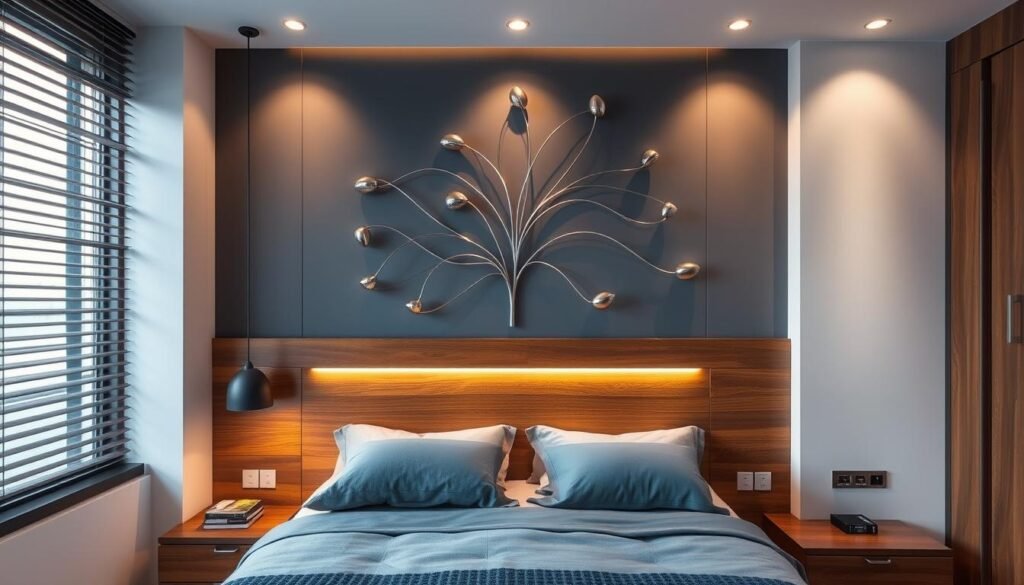 metal wall art bedroom