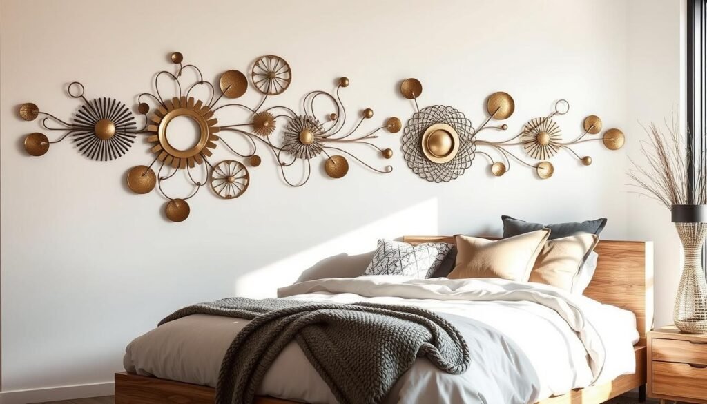 metal wall art bedroom