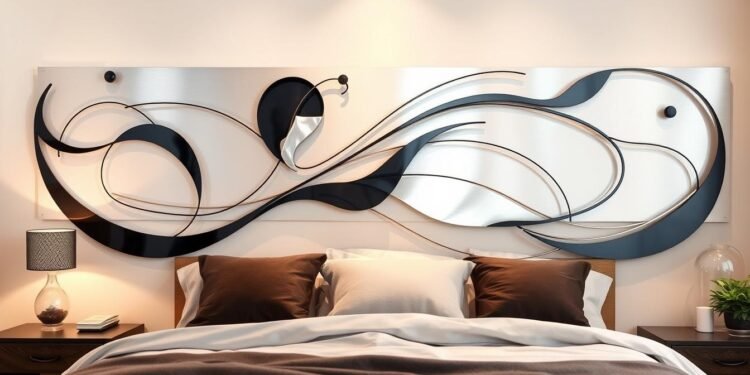 metal wall art for bedroom