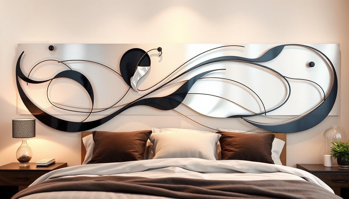 metal wall art for bedroom