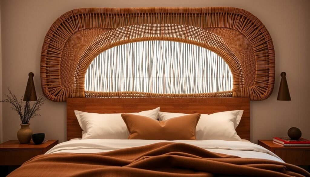 natural fiber headboard