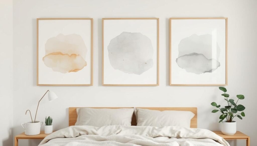 simple bedroom wall art