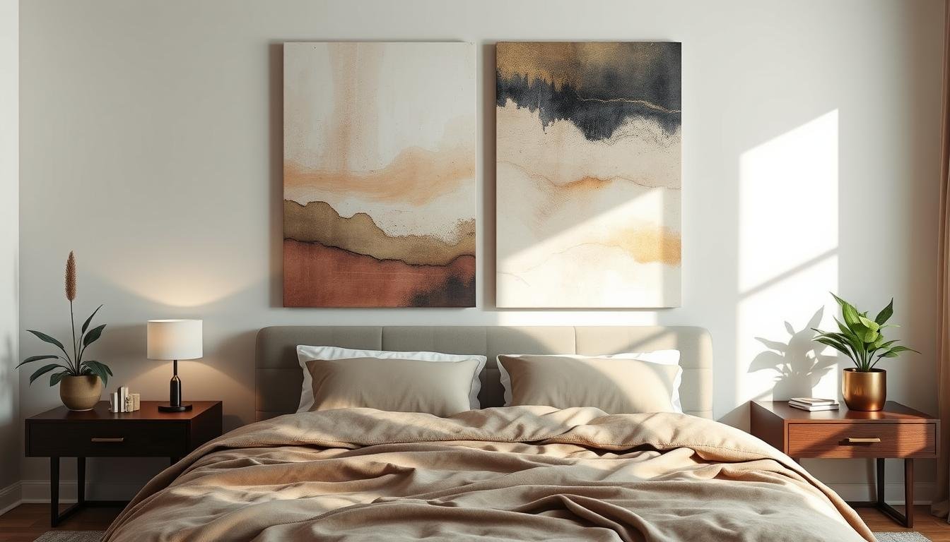 wall art for bedroom above bed