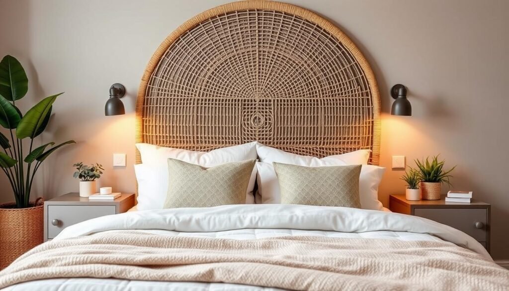 woven headboard