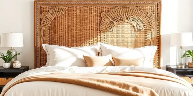 woven headboard