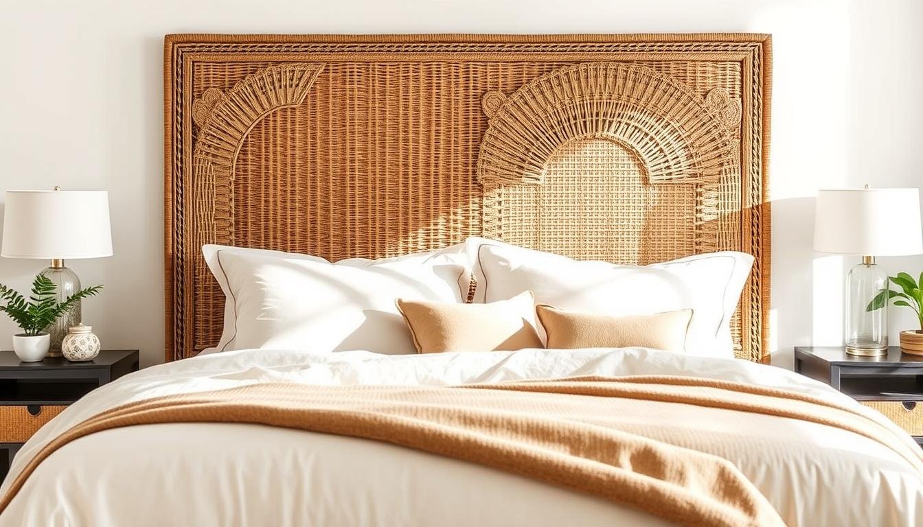 woven headboard