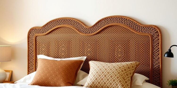 woven headboards queen